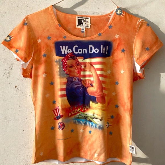 Vintage 2004 NWT Rosie the Riveter Tee | Rare Limited Edition size XL - Picture 1 of 9